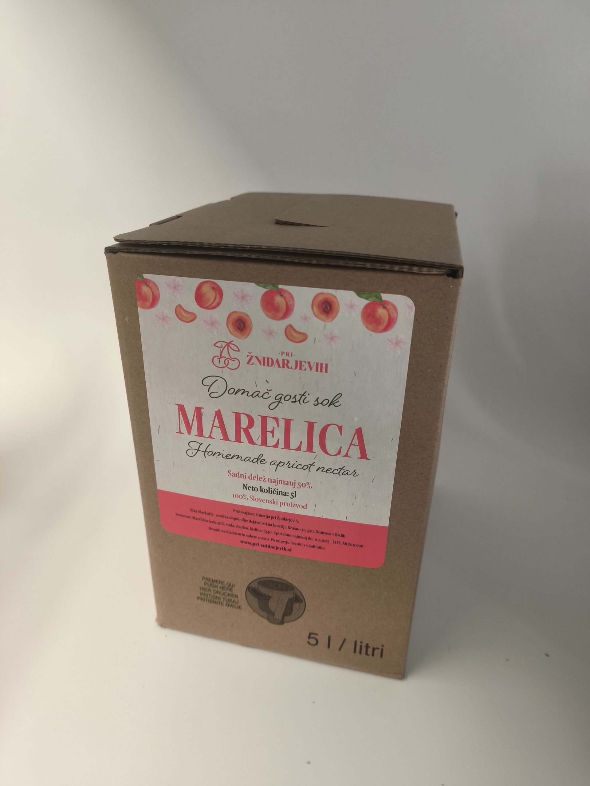 Domač marelični gosti sok - Nektar marelica - slika 3