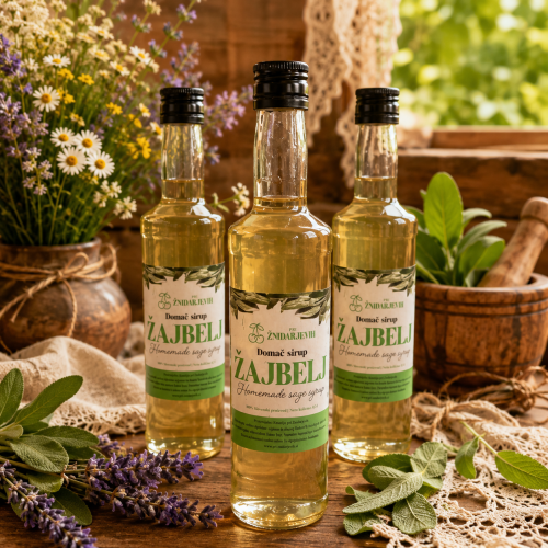 Domač Žajbljev sirup