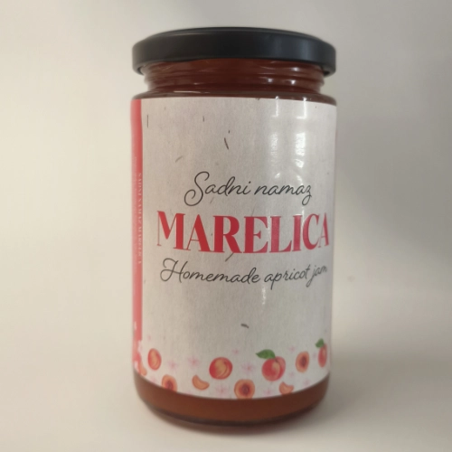 Domača marelična marmelada 390g