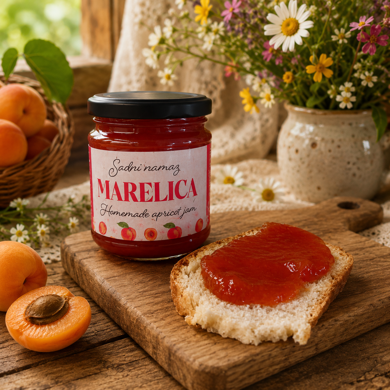 Marelična marmelada - Sadni namaz marelica
