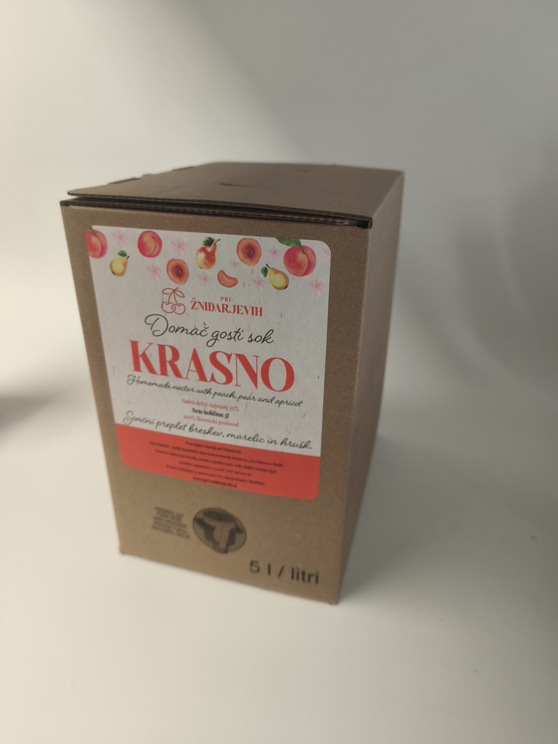 Domač gosti sok Krasno 5L