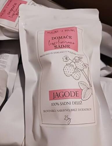 Liofilizirane jagode -25g - v vrečki